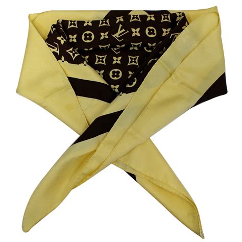 louis vuitton silk scarf monogram